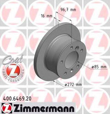 ZIMMERMANN 400646920 Тормозной диск