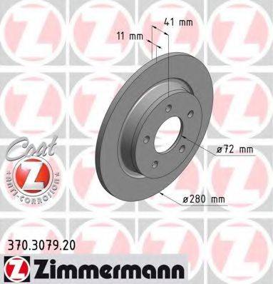 ZIMMERMANN 370307920 Тормозной диск