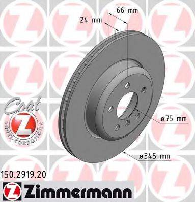 ZIMMERMANN 150291920 Тормозной диск