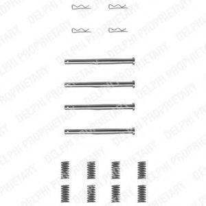 DELPHI LX0177 Комплектующие, колодки дискового тормоза