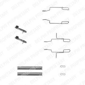 DELPHI LX0219 Комплектующие, колодки дискового тормоза