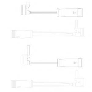 DELPHI LZ0163 Контрольный контакт, контроль слоя тормозных колодок