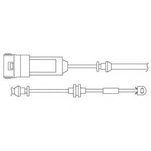 DELPHI LZ0166 Контрольный контакт, контроль слоя тормозных колодок