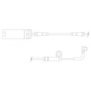 DELPHI LZ0170 Контрольный контакт, контроль слоя тормозных колодок