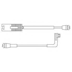 DELPHI LZ0179 Контрольный контакт, контроль слоя тормозных колодок