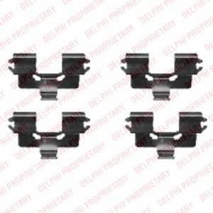 DELPHI LX0422 Комплектующие, колодки дискового тормоза