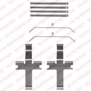 DELPHI LX0495 Комплектующие, колодки дискового тормоза