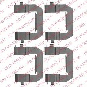DELPHI LX0532 Комплектующие, колодки дискового тормоза