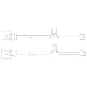 DELPHI LZ0205 Контрольный контакт, контроль слоя тормозных колодок