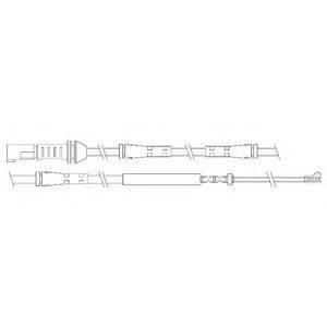 DELPHI LZ0212 Контрольный контакт, контроль слоя тормозных колодок