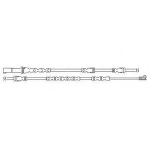 DELPHI LZ0219 Контрольный контакт, контроль слоя тормозных колодок