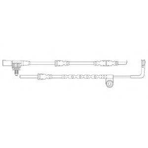 DELPHI LZ0228 Контрольный контакт, контроль слоя тормозных колодок