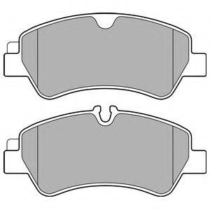 DELPHI LP2662 Комплект тормозных колодок, дисковый тормоз