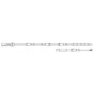 DELPHI LZ0238 Контрольный контакт, контроль слоя тормозных колодок