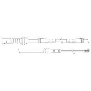 DELPHI LZ0239 Контрольный контакт, контроль слоя тормозных колодок