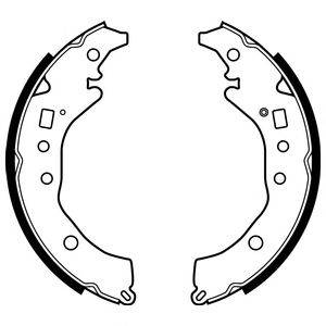 DELPHI LS2079 Комплект тормозных колодок