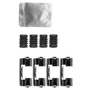 DELPHI LX0594 Комплектующие, колодки дискового тормоза