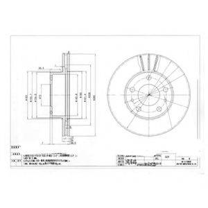 DELPHI BG2846 Тормозной диск