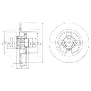 DELPHI BG9029RS Тормозной диск