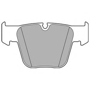 DELPHI LP2765 Комплект тормозных колодок, дисковый тормоз