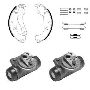 DELPHI 1070 Комплект тормозных колодок