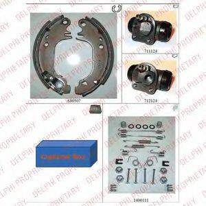 DELPHI 787 Комплект тормозных колодок