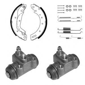 DELPHI 974 Комплект тормозных колодок