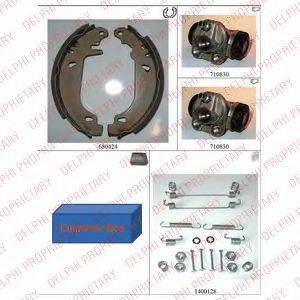 DELPHI 987 Комплект тормозных колодок