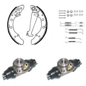 DELPHI KP849 Комплект тормозных колодок