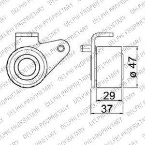 DELPHI KDB178 Комплект ремня ГРМ