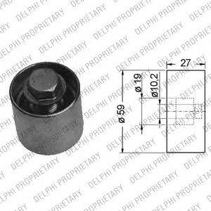 DELPHI KDB363 Комплект ремня ГРМ