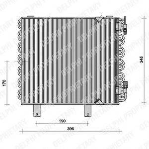 DELPHI TSP0225019 Конденсатор, кондиционер