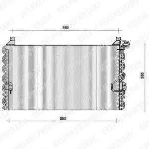 DELPHI TSP0225044 Конденсатор, кондиционер