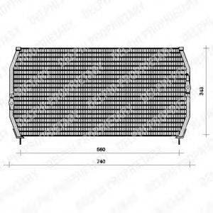 DELPHI TSP0225094 Конденсатор, кондиционер