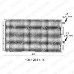 DELPHI TSP0225260 Конденсатор, кондиционер