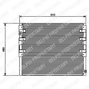 DELPHI TSP0225449 Конденсатор, кондиционер