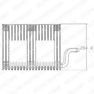 DELPHI TSP0525001V Испаритель, кондиционер