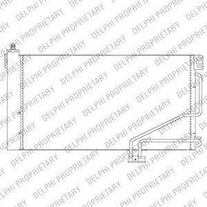 DELPHI TSP0225678 Конденсатор, кондиционер