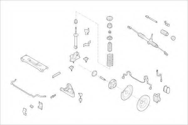DELPHI SMAR17563F Подвеска колеса