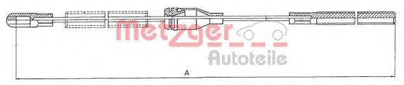 METZGER 115752 Трос, стояночная тормозная система