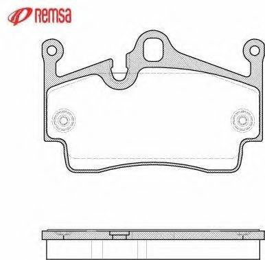 METZGER 1170770 Комплект тормозных колодок, дисковый тормоз