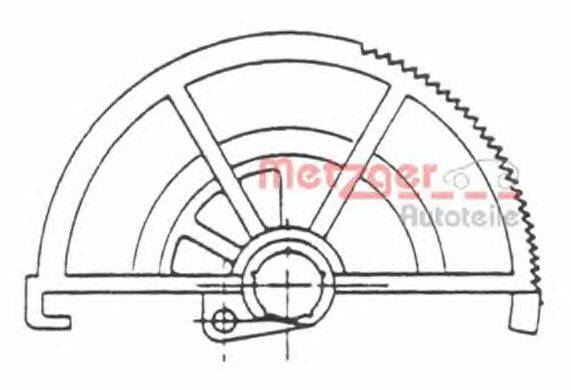 METZGER 5F205 Ремкомплект, автоматическое регулирование