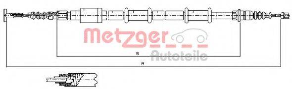 METZGER 4413 Трос, стояночная тормозная система