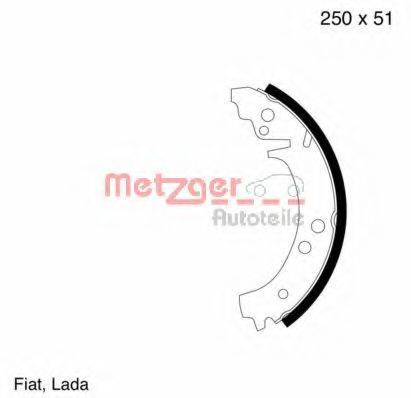 METZGER MG351 Комплект тормозных колодок