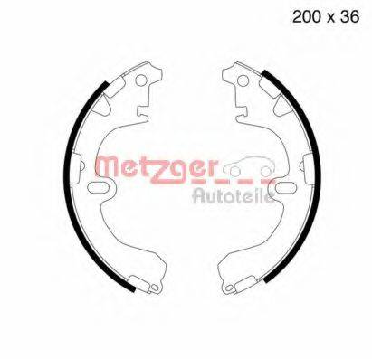 METZGER MG505 Комплект тормозных колодок