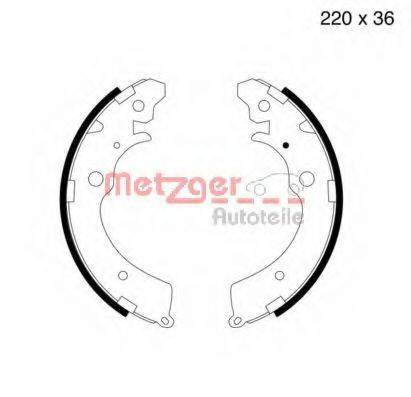 METZGER MG565 Комплект тормозных колодок