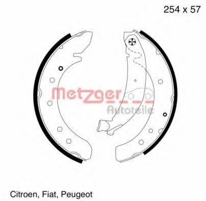 METZGER MG620 Комплект тормозных колодок