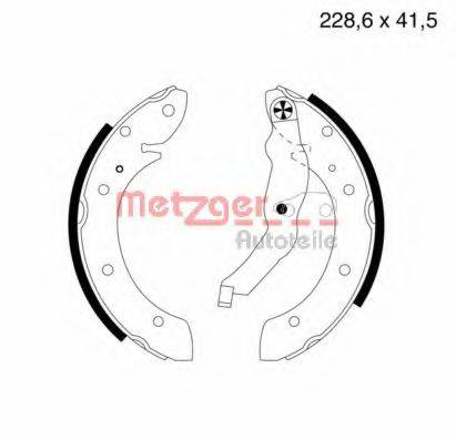 METZGER MG633 Комплект тормозных колодок