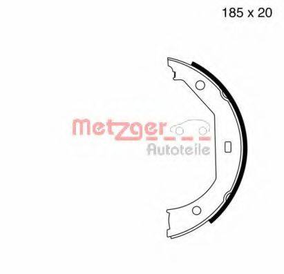 METZGER MG652 Комплект тормозных колодок, стояночная тормозная система