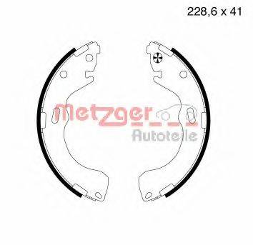 METZGER MG732 Комплект тормозных колодок